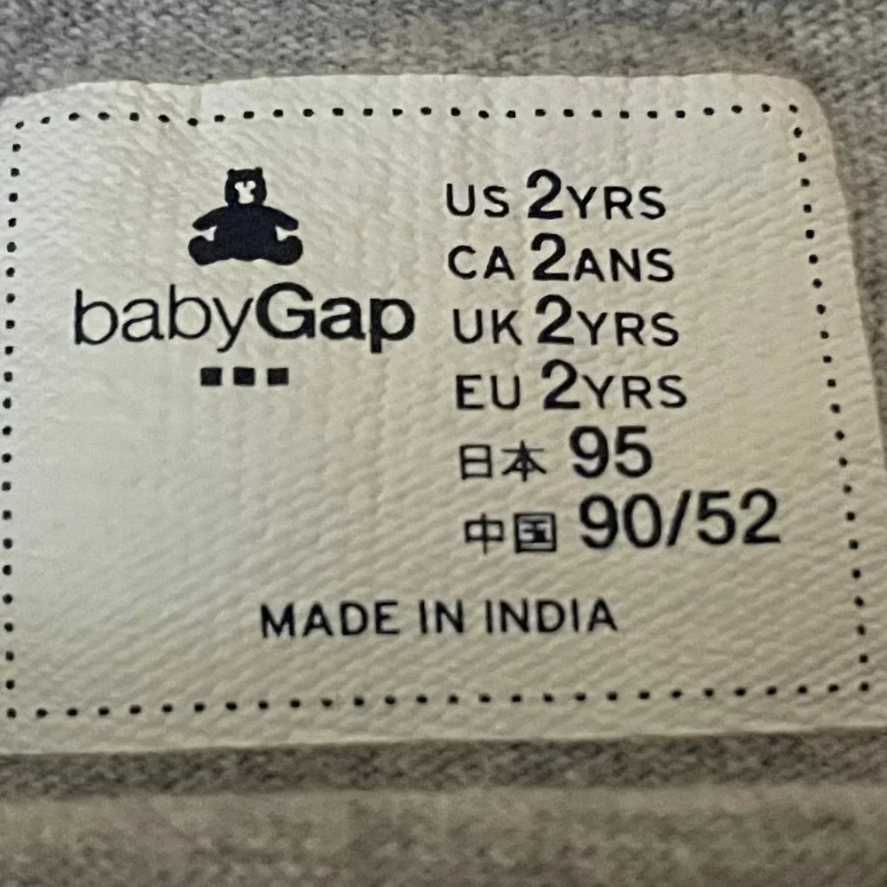 Baby Gap Long Sleeve Dinosaur grey with blue camo shirt 2T